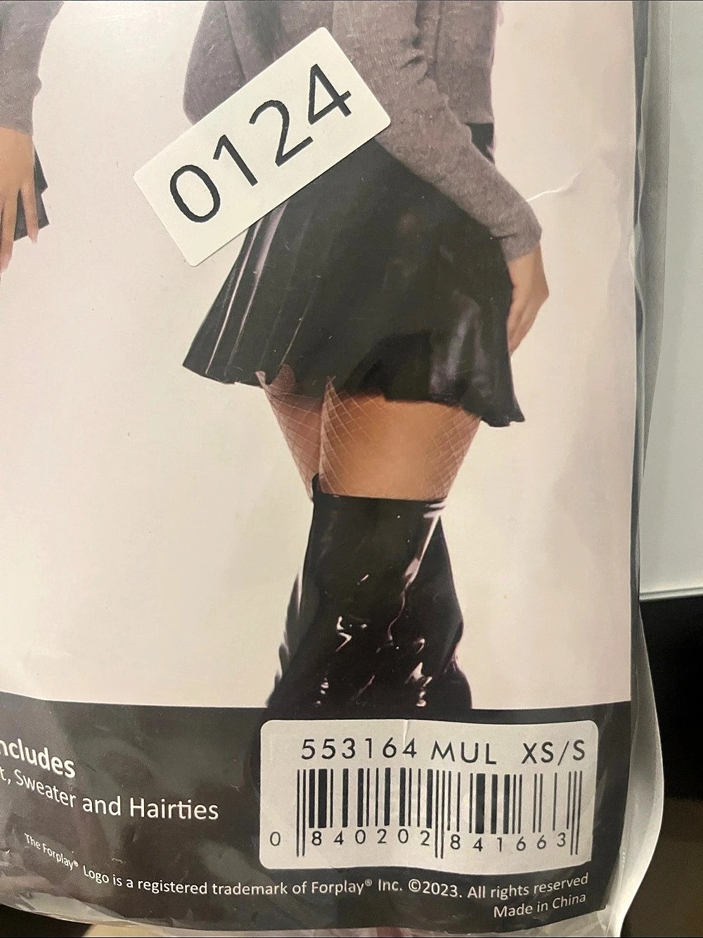Forplay Pop Princess Set Black & Gray XS/S NWT - Picture 3 of 4